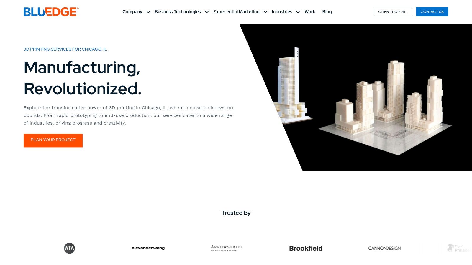 BluEdge, 3D Printing Services, Chicago
