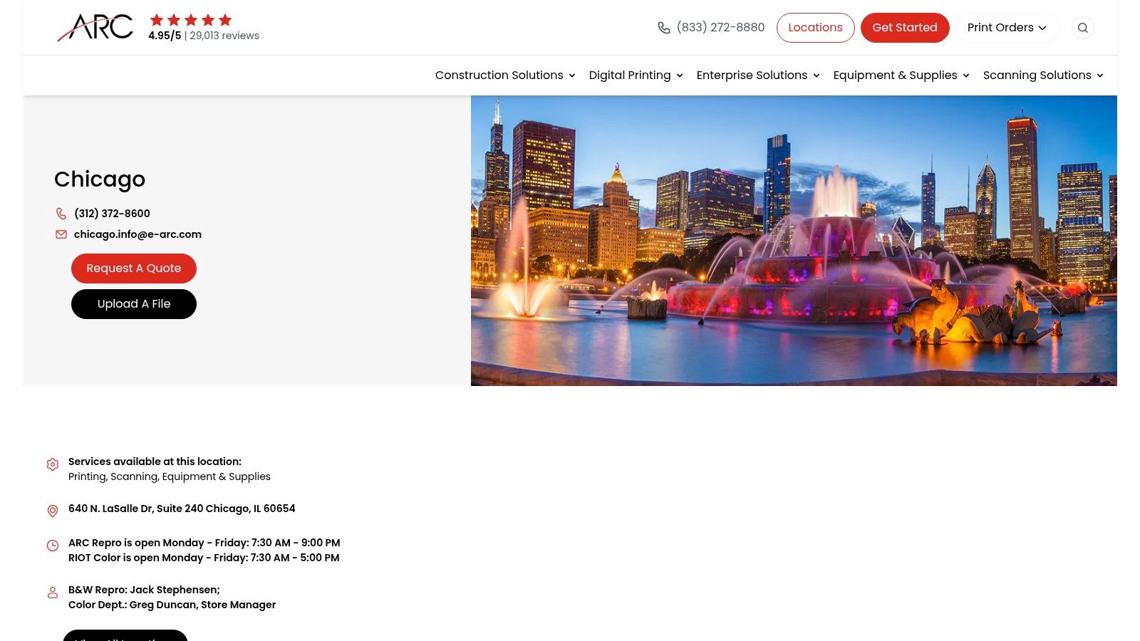 ARC Document Solutions, Chicago (LaSalle Dr.)
