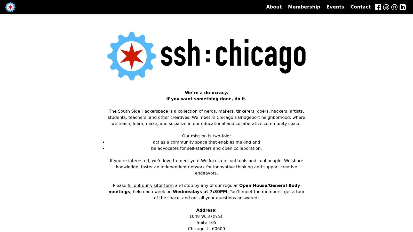 South Side Hackerspace: Chicago, Bridgeport