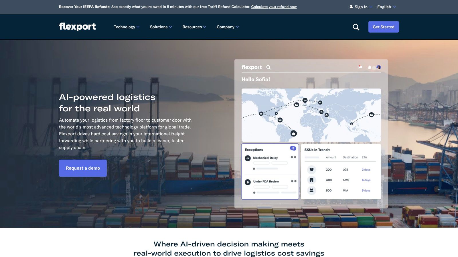 Flexport Fulfillment (Deliverr network)