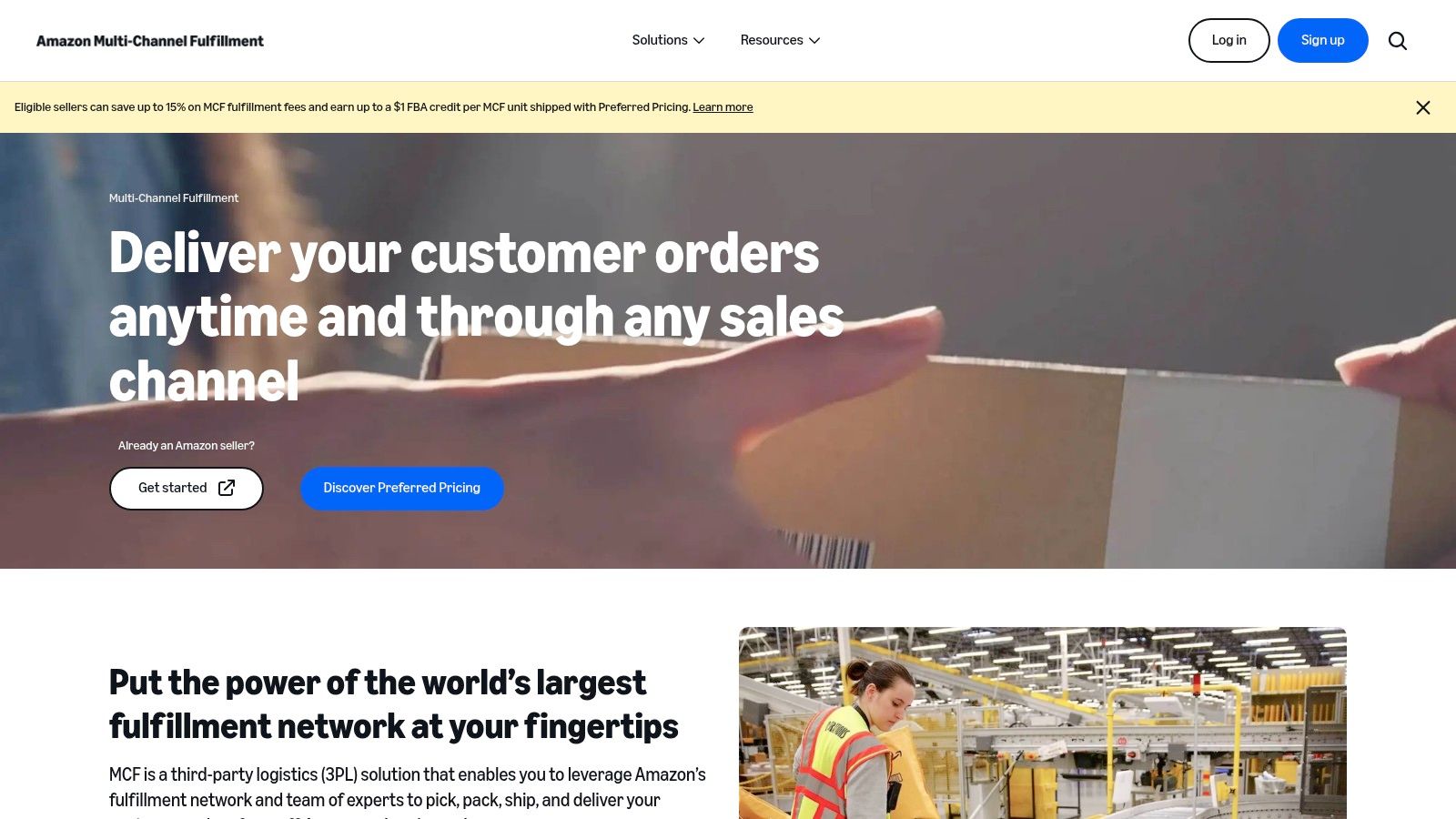 Amazon Multi-Channel Fulfillment (MCF)