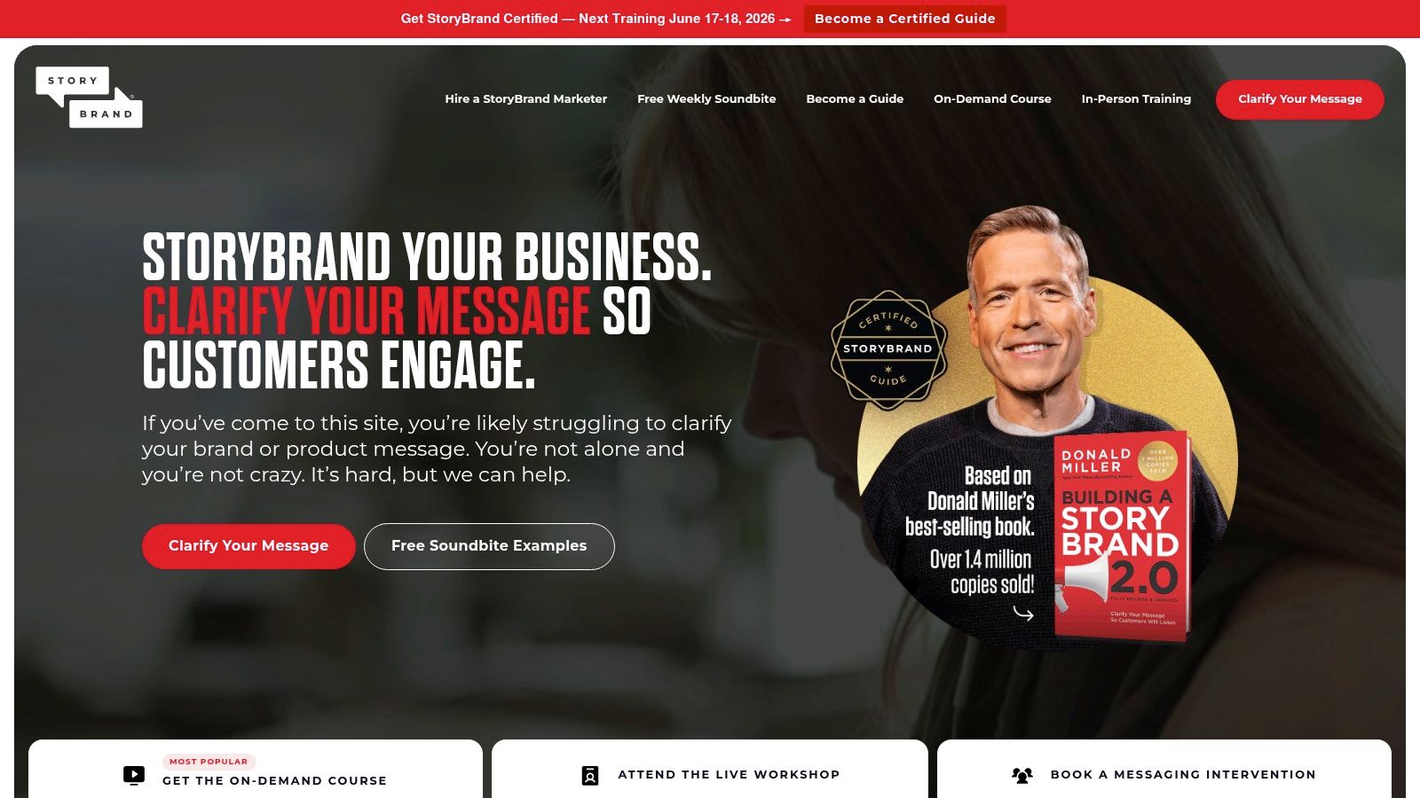 Building a StoryBrand (and StoryBrand 2.0, 2025), Donald Miller