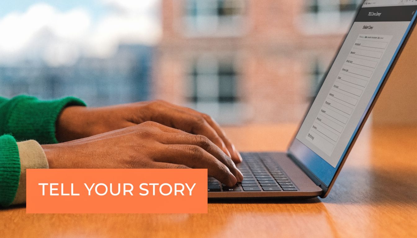 A close-up view of a person typing on a laptop, working on a Soho House membership application.