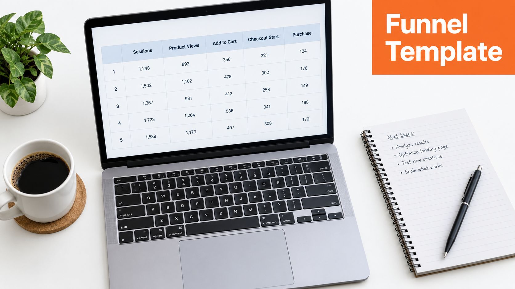 Screenshot from https://example.com/funnel-tracking-template.png
